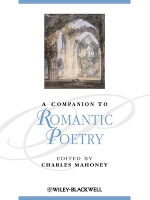 cover image of A Companion to Romantic Poetry